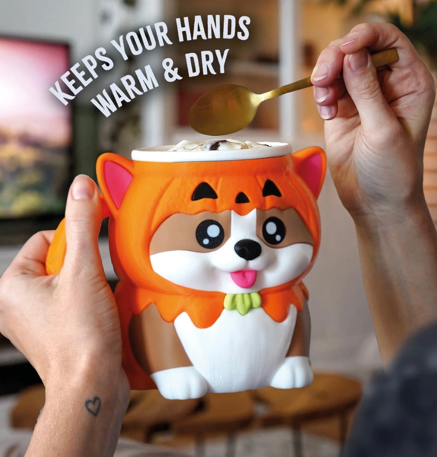 Kevin the Corgi - pint size holder