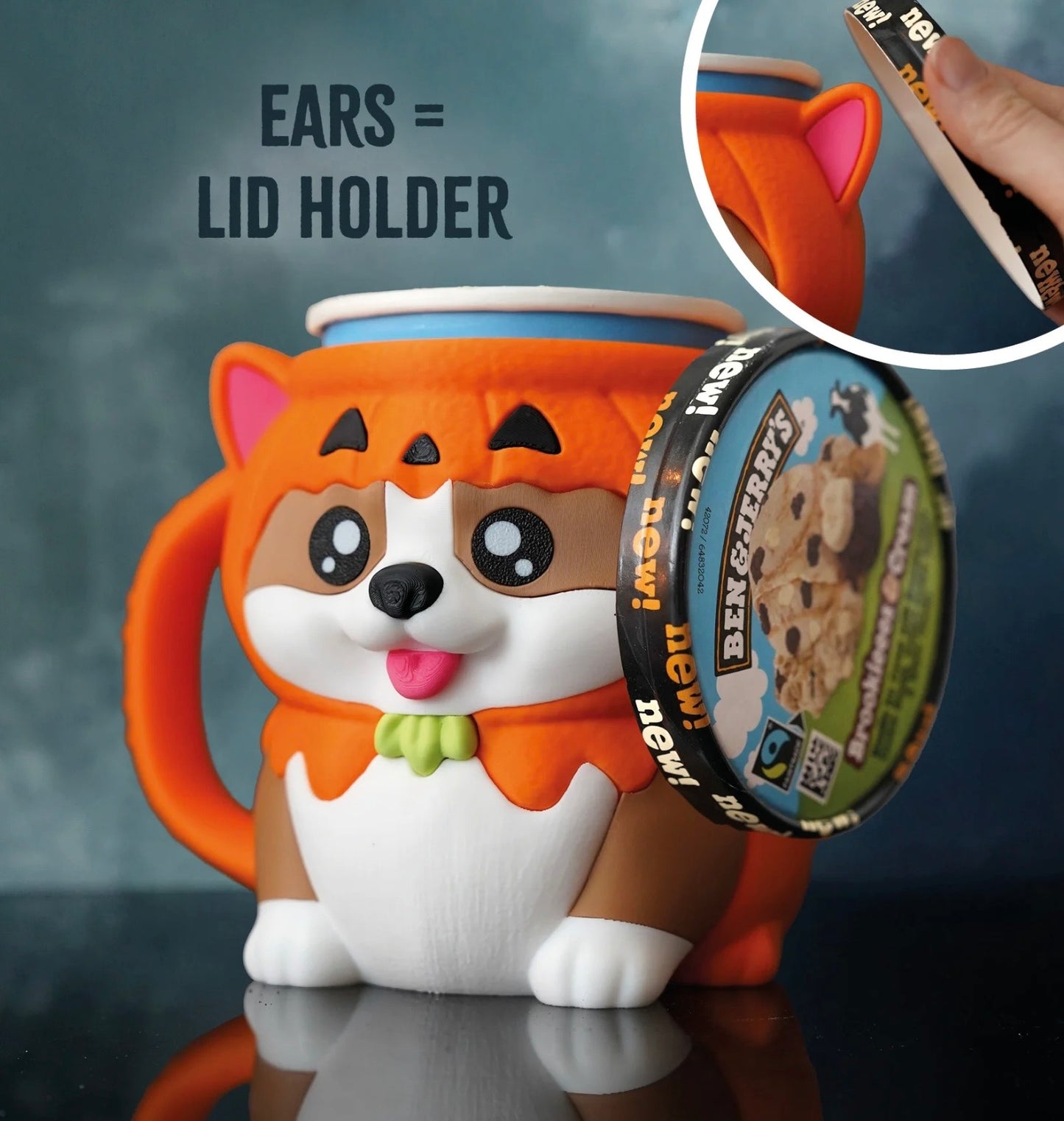Kevin the Corgi - pint size holder
