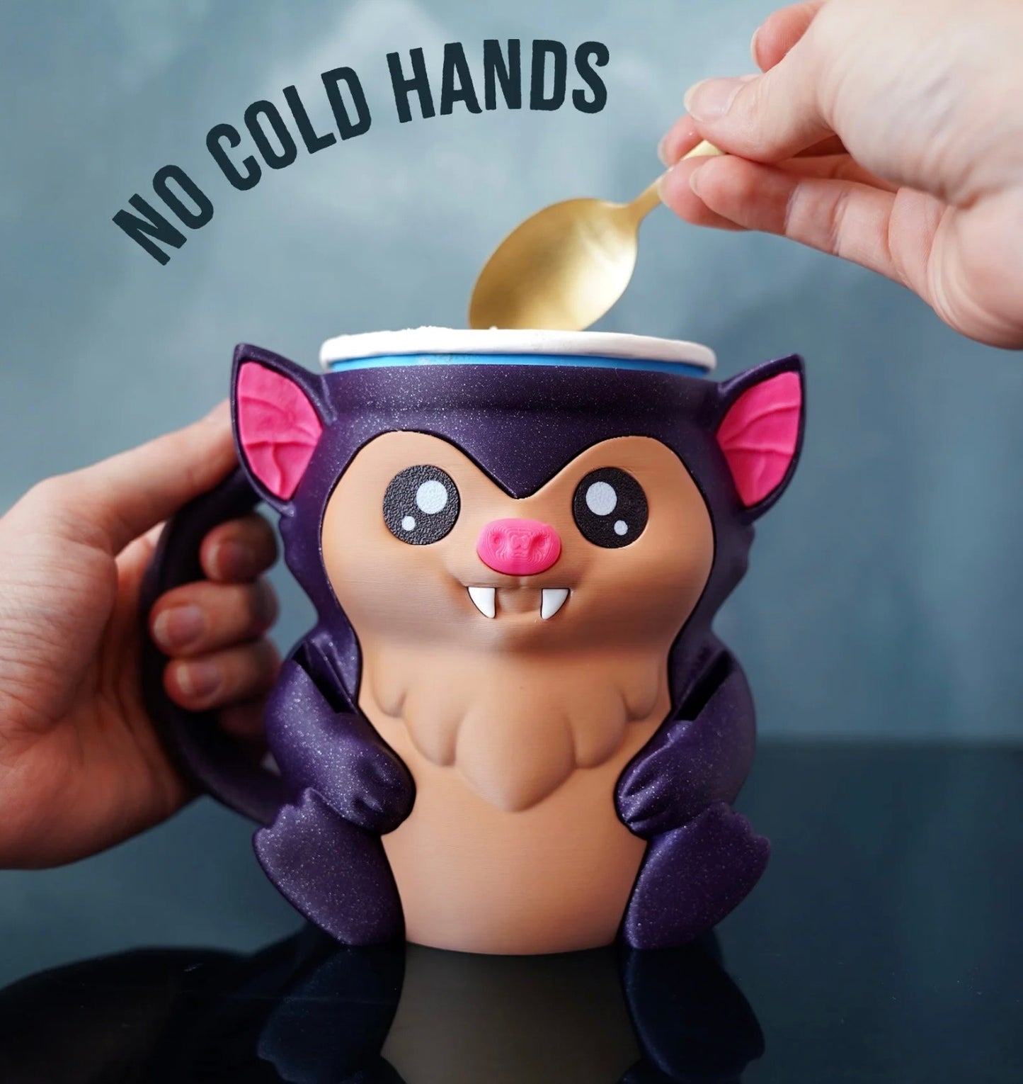 Bramble the bat - pint size holder
