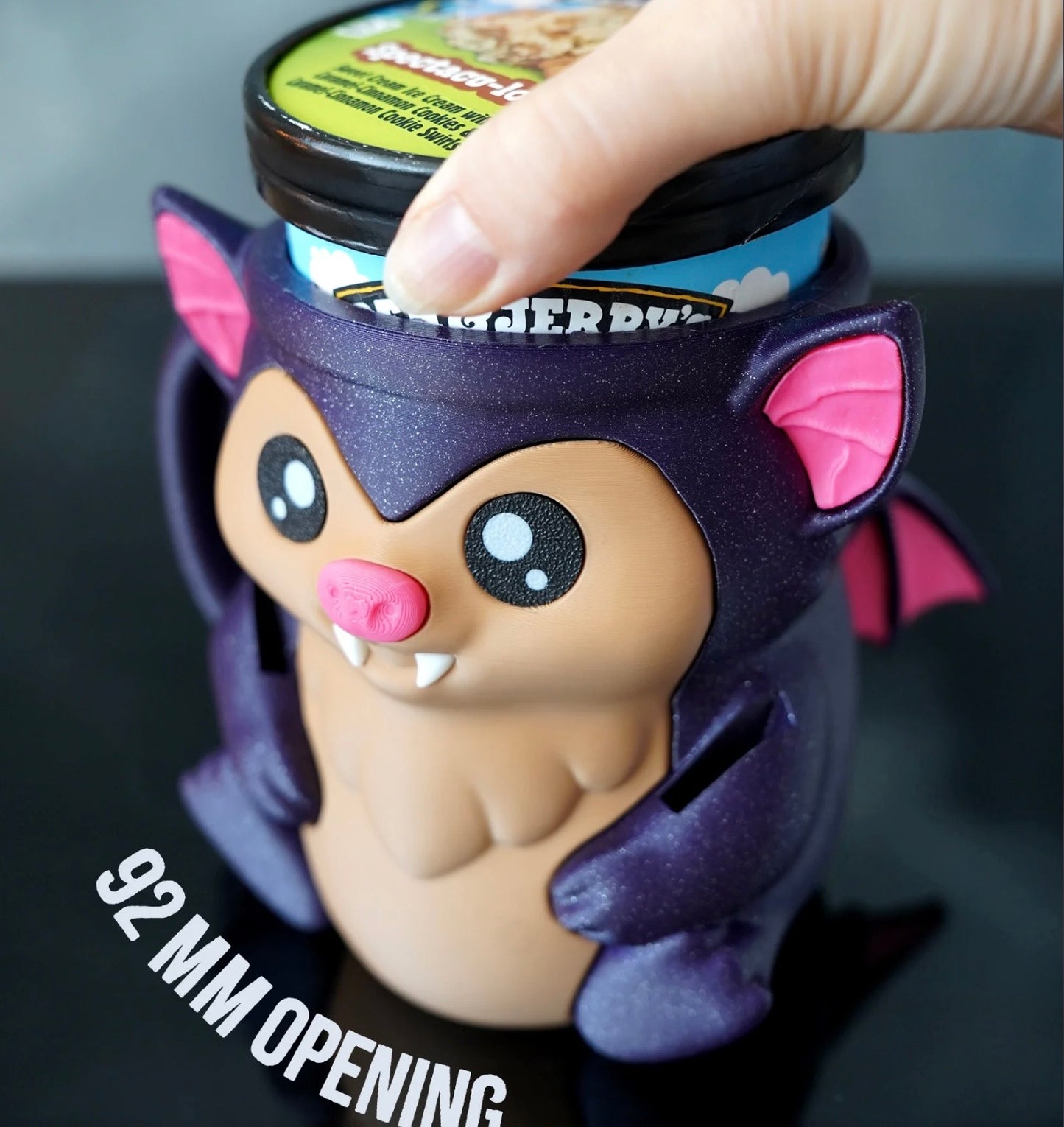 Bramble the bat - pint size holder