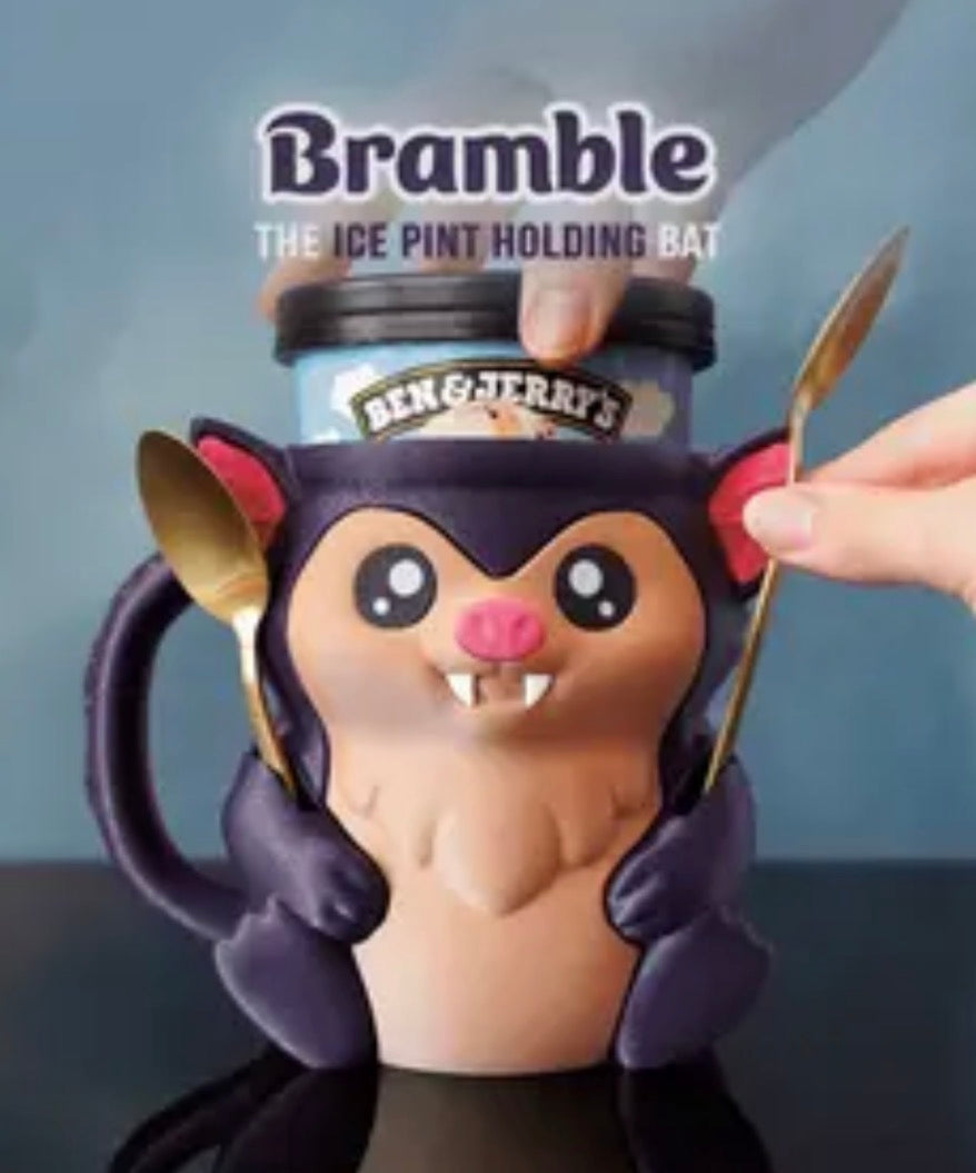 Bramble the bat - pint size holder