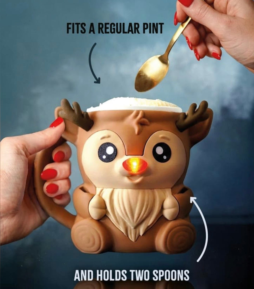 Rudy The Reindeer - pint size holder