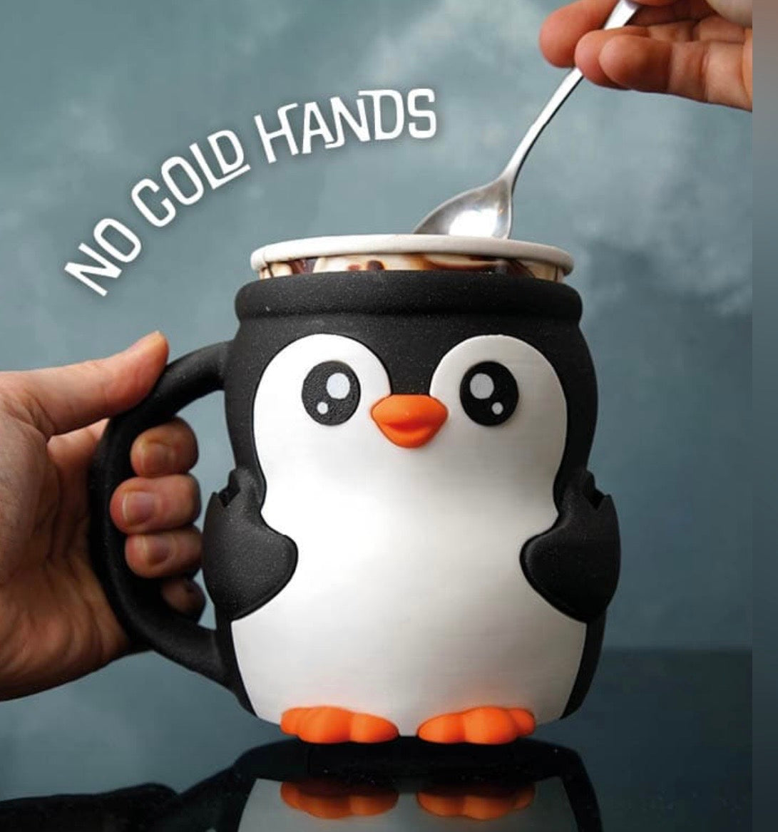 Pebbles The Penquin - pint size holder