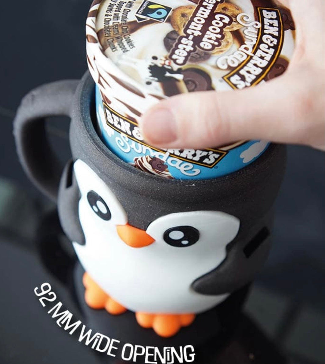 Pebbles The Penquin - pint size holder