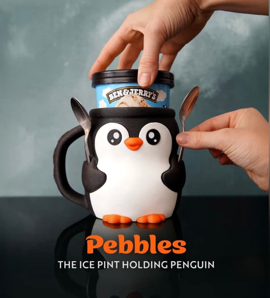 Pebbles The Penquin - pint size holder