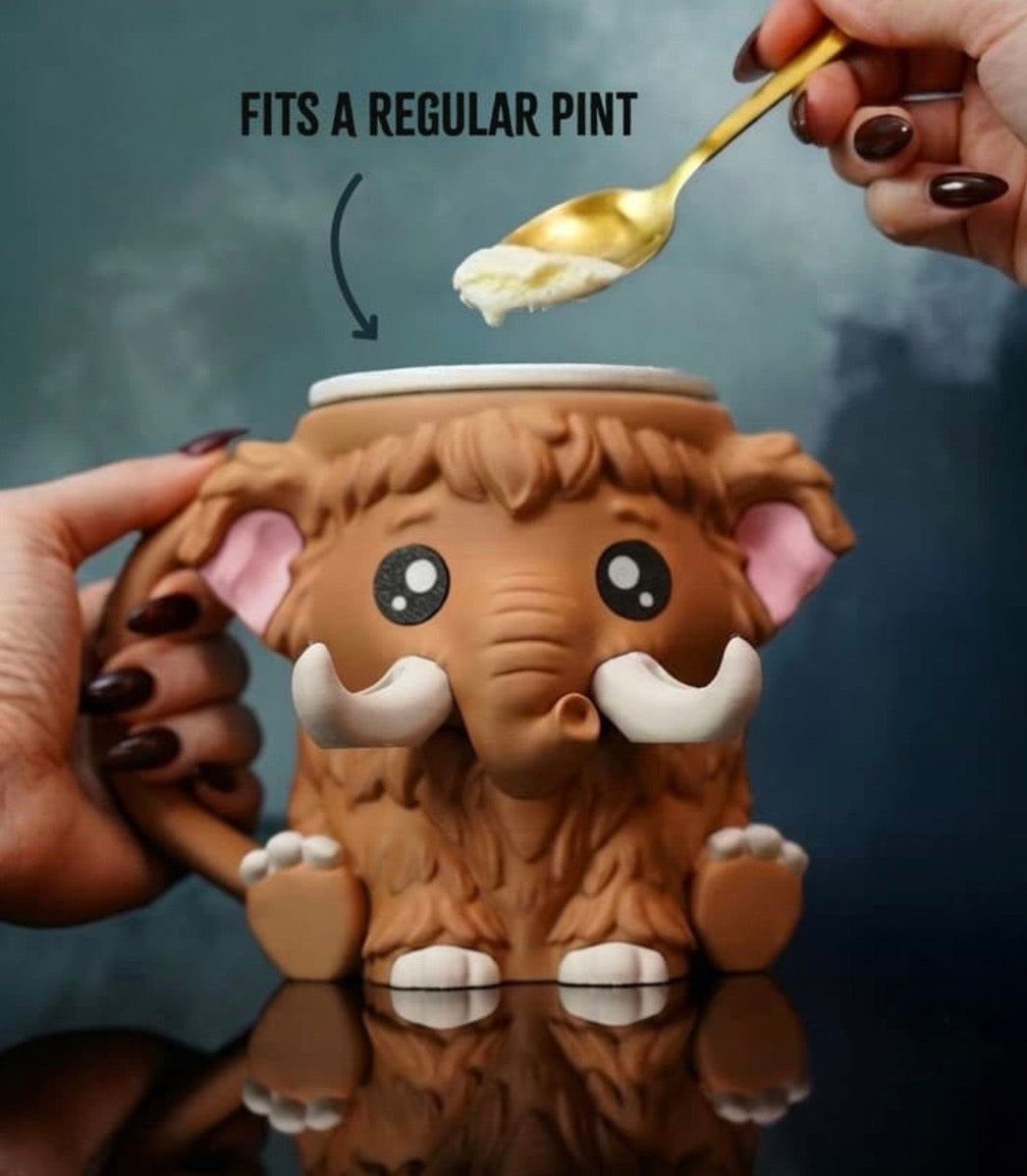 Mammuel the mammoth- pint size holders