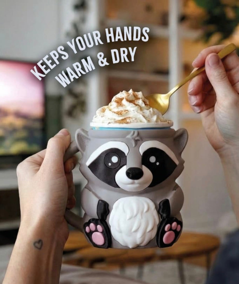 Rocky the Raccoon - pint size holder