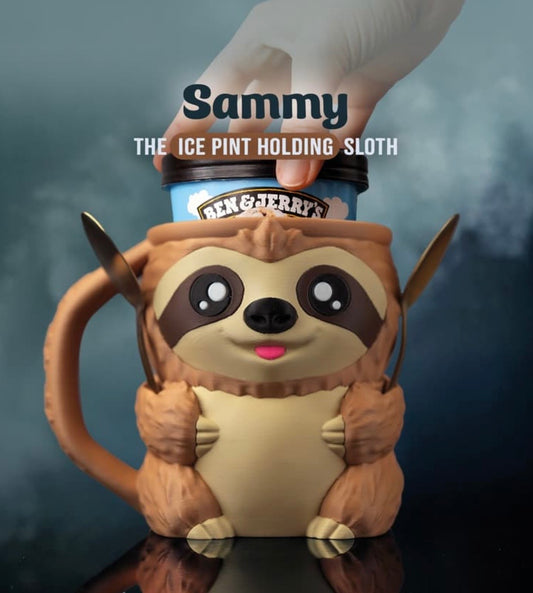 Sammy The Sloth - Pint size holder