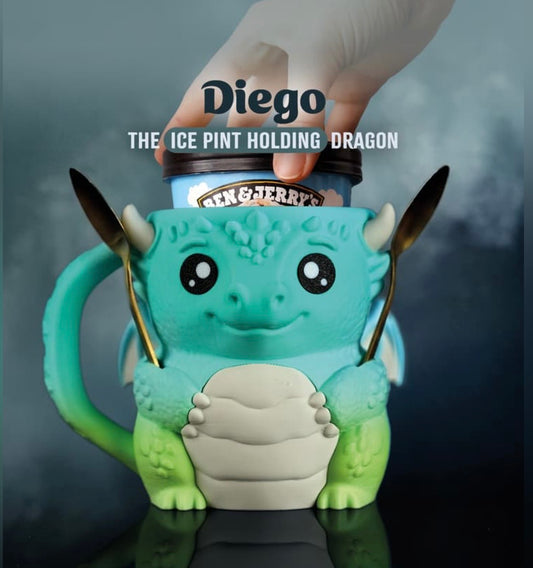 Diego the Dragon - Pint size holder